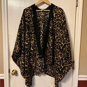 Juicy Couture Animal Print Scarf Wrap Pashmina